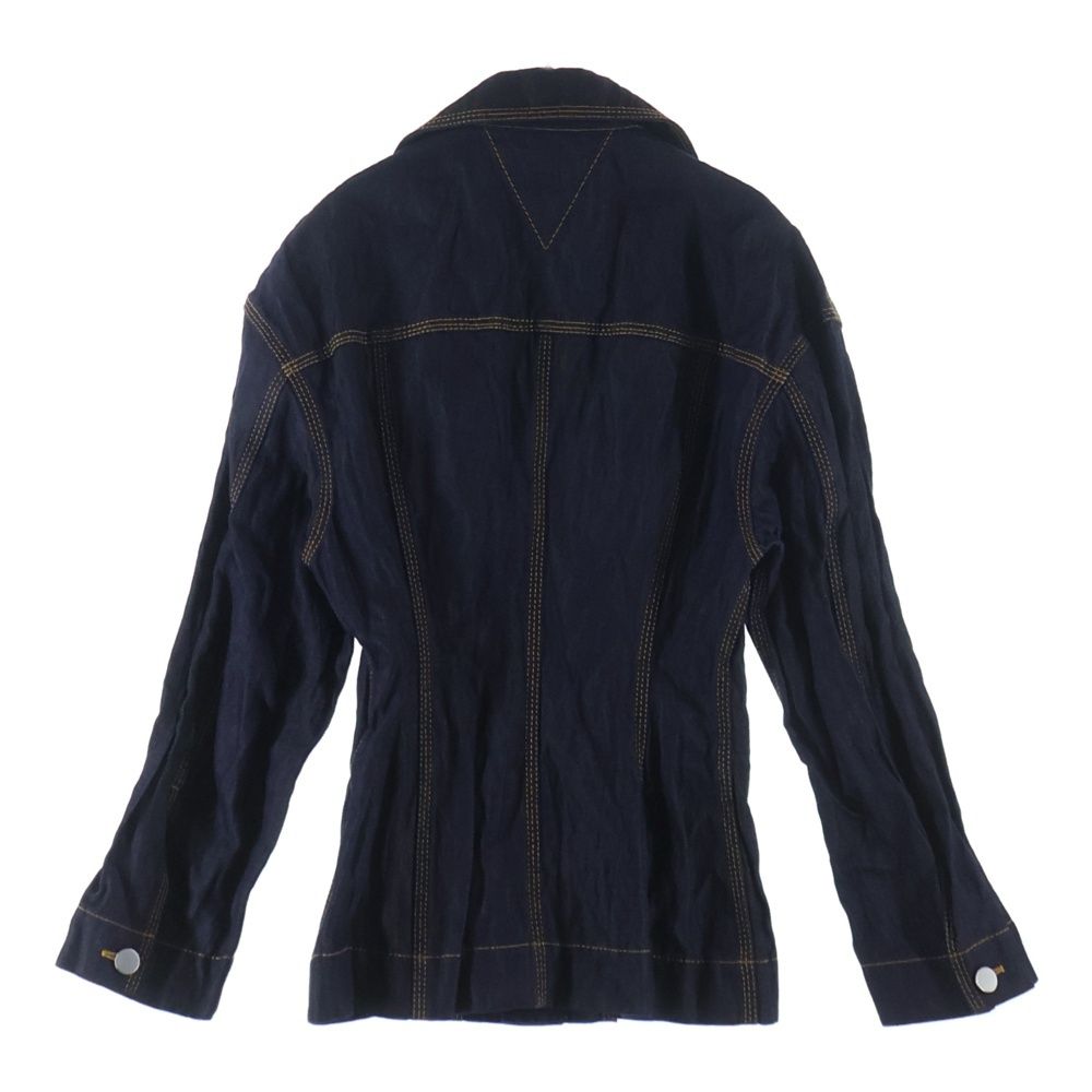 Bottega Veneta Cinched Denim Jacket Indigo — view 2