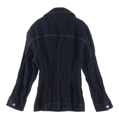 Bottega Veneta Cinched Denim Jacket Indigo — view 2