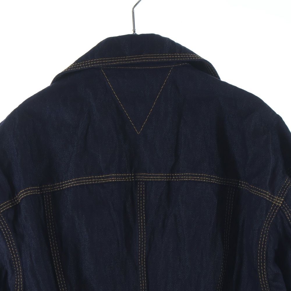 Bottega Veneta Cinched Denim Jacket Indigo — view 4