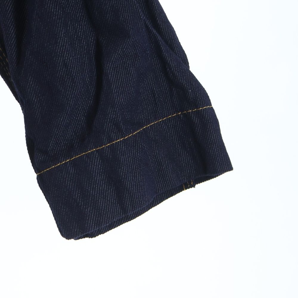 Bottega Veneta Cinched Denim Jacket Indigo — view 5