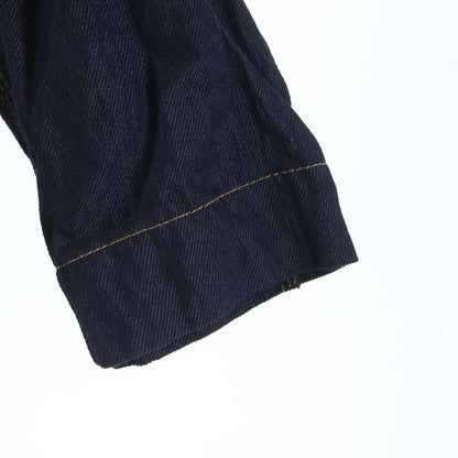 Bottega Veneta Cinched Denim Jacket Indigo — view 5