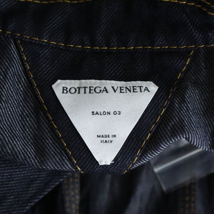 Bottega Veneta Cinched Denim Jacket Indigo — view 6