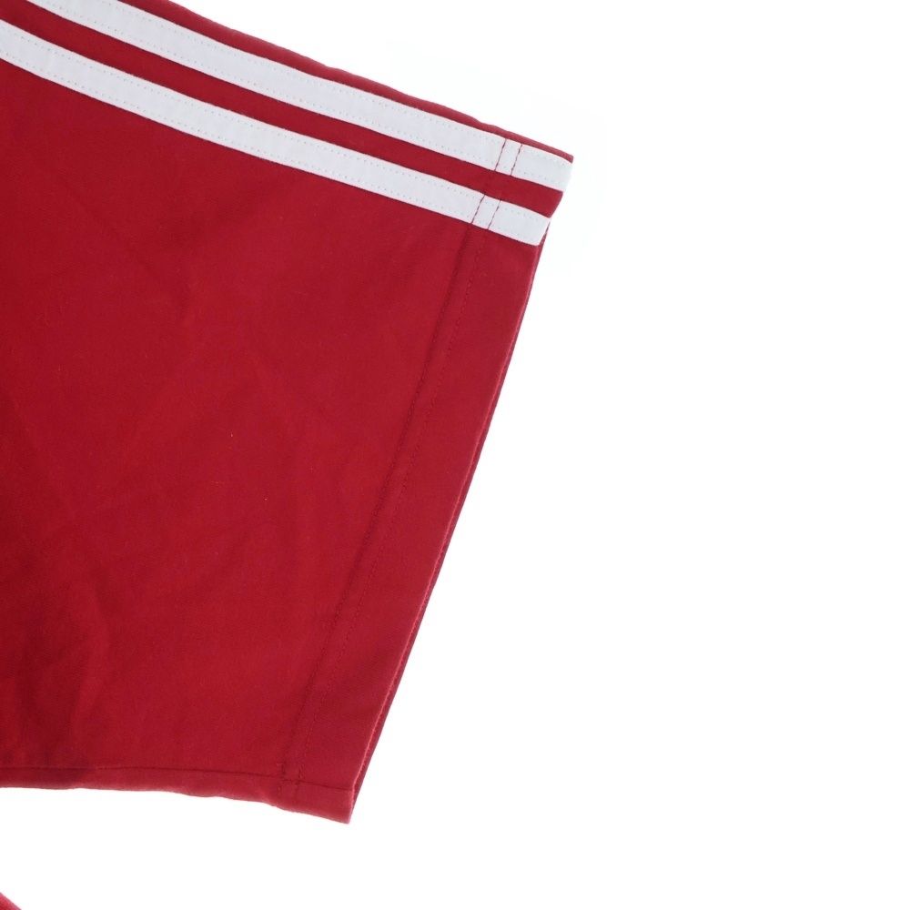 Balenciaga Adidas Front Logo Crew Neck Short Sleeve T-Shirt Red — view 5
