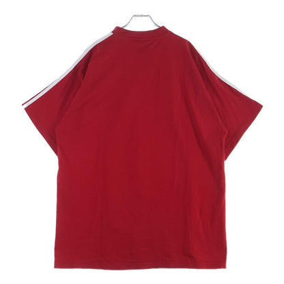 Balenciaga Adidas Front Logo Crew Neck Short Sleeve T-Shirt Red — view 2