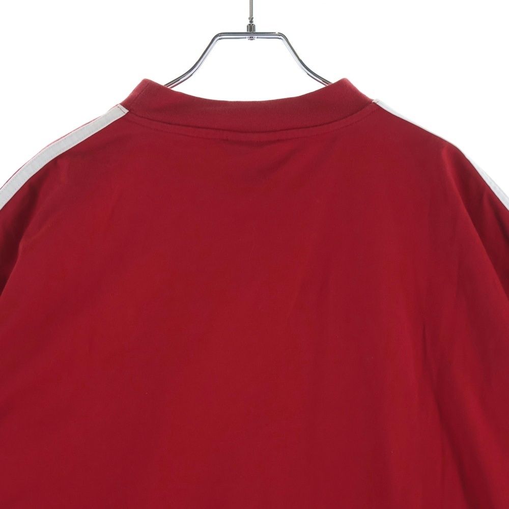 Balenciaga Adidas Front Logo Crew Neck Short Sleeve T-Shirt Red — view 4