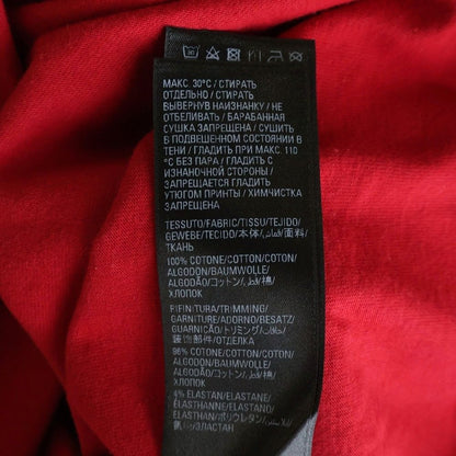 Balenciaga Adidas Front Logo Crew Neck Short Sleeve T-Shirt Red — view 7