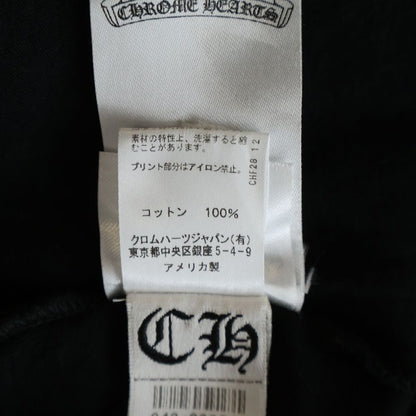 Chrome Hearts CH L S T-Shirt Neck Logo Long Sleeve Long T Black Blue — view 8