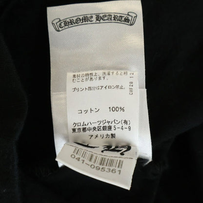 Chrome Hearts CH T-Shirt Neck Logo Short Sleeve Black Blue — view 8