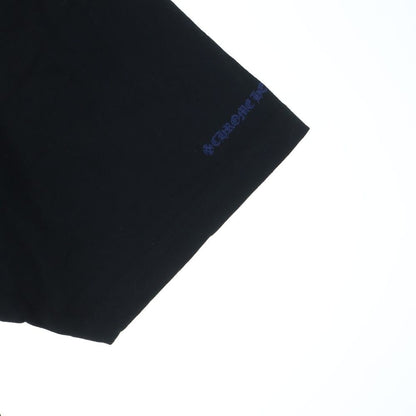 Chrome Hearts CH T-Shirt Neck Logo Short Sleeve Black Blue — view 6