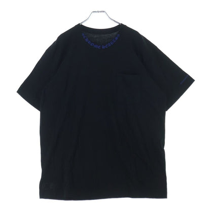 Chrome Hearts CH T-Shirt Neck Logo Short Sleeve Black Blue