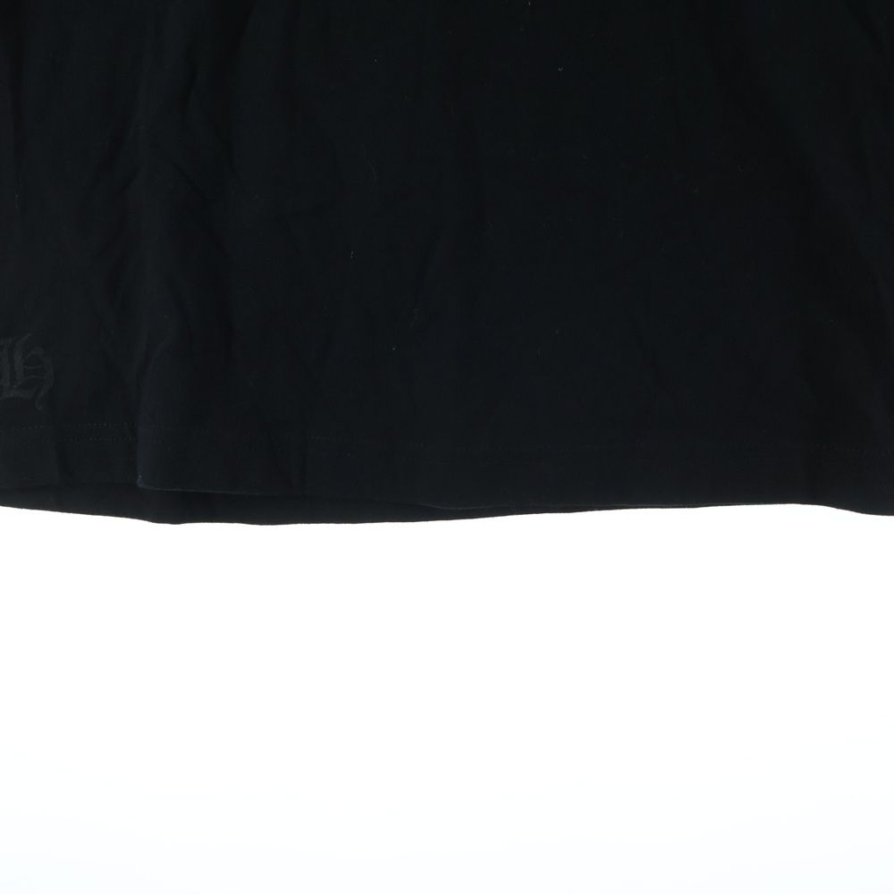 Chrome Hearts CH T-Shirt Neck Logo Short Sleeve Black Blue — view 5