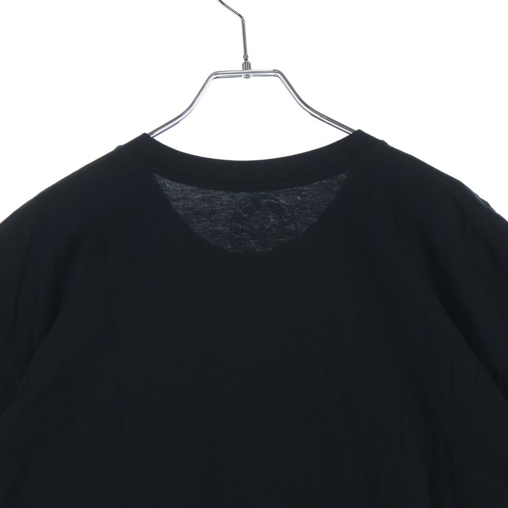Chrome Hearts CH T-Shirt Neck Logo Short Sleeve Black Blue — view 4