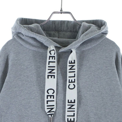 Celine Hoodie Drawstring Pullover Sweatshirt Gray — view 3