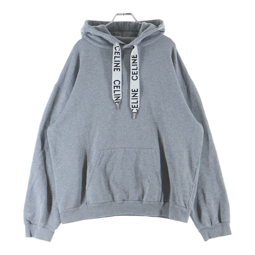 Celine Hoodie Drawstring Pullover Sweatshirt Gray