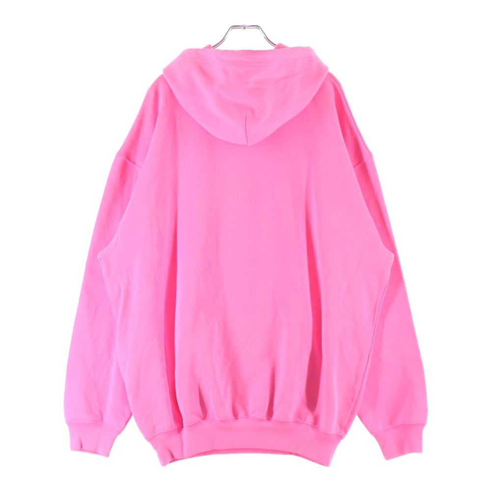 Balenciaga Hoodie Logo Embroidery Pullover Sweatshirt Pink — view 2