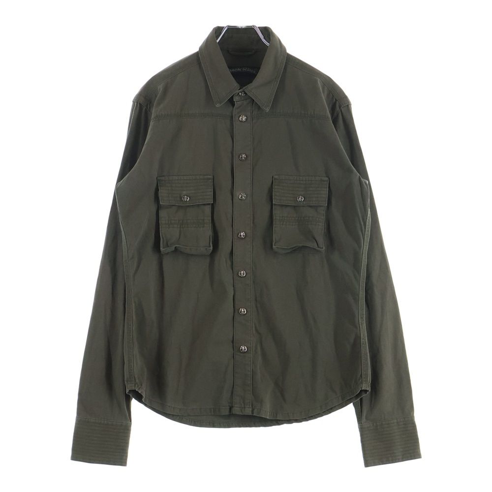 Chrome Hearts Army Fbrc Shirt BS Fubutton Military Long Sleeve