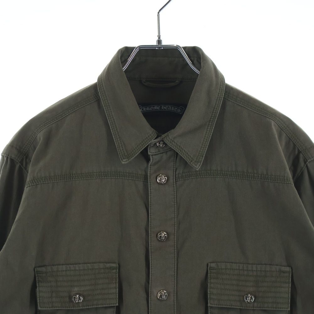 Chrome Hearts Army Fbrc Shirt BS Fubutton Military Long Sleeve — view 3