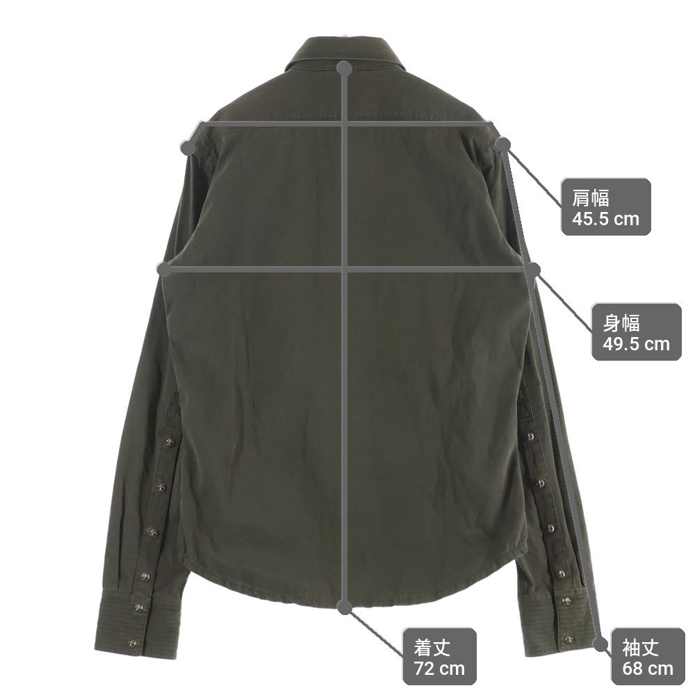 Chrome Hearts Army Fbrc Shirt BS Fubutton Military Long Sleeve — view 9