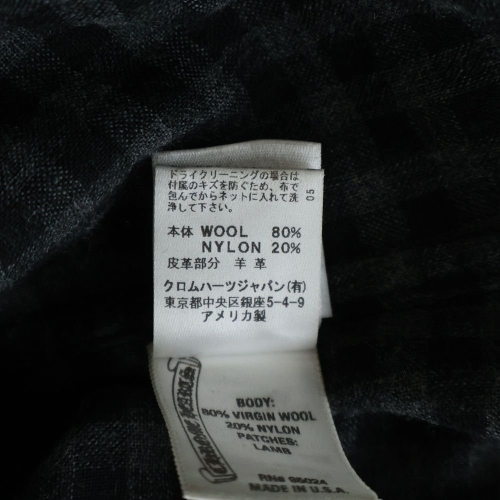 Chrome Hearts Looseends Cross Ball Button Check Long Sleeve Shirt — view 8