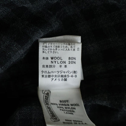 Chrome Hearts Looseends Cross Ball Button Check Long Sleeve Shirt — view 8