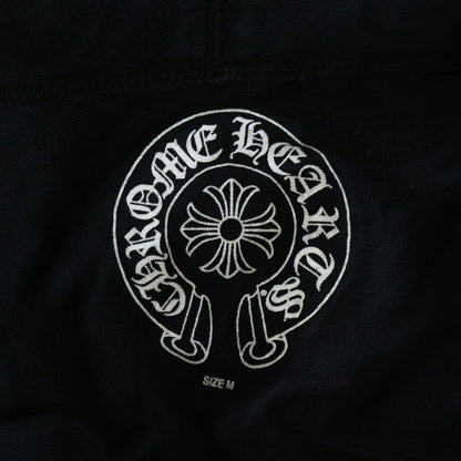 Chrome Hearts Vintage Vine Daga Print Zip Up Hoodie Black — view 6