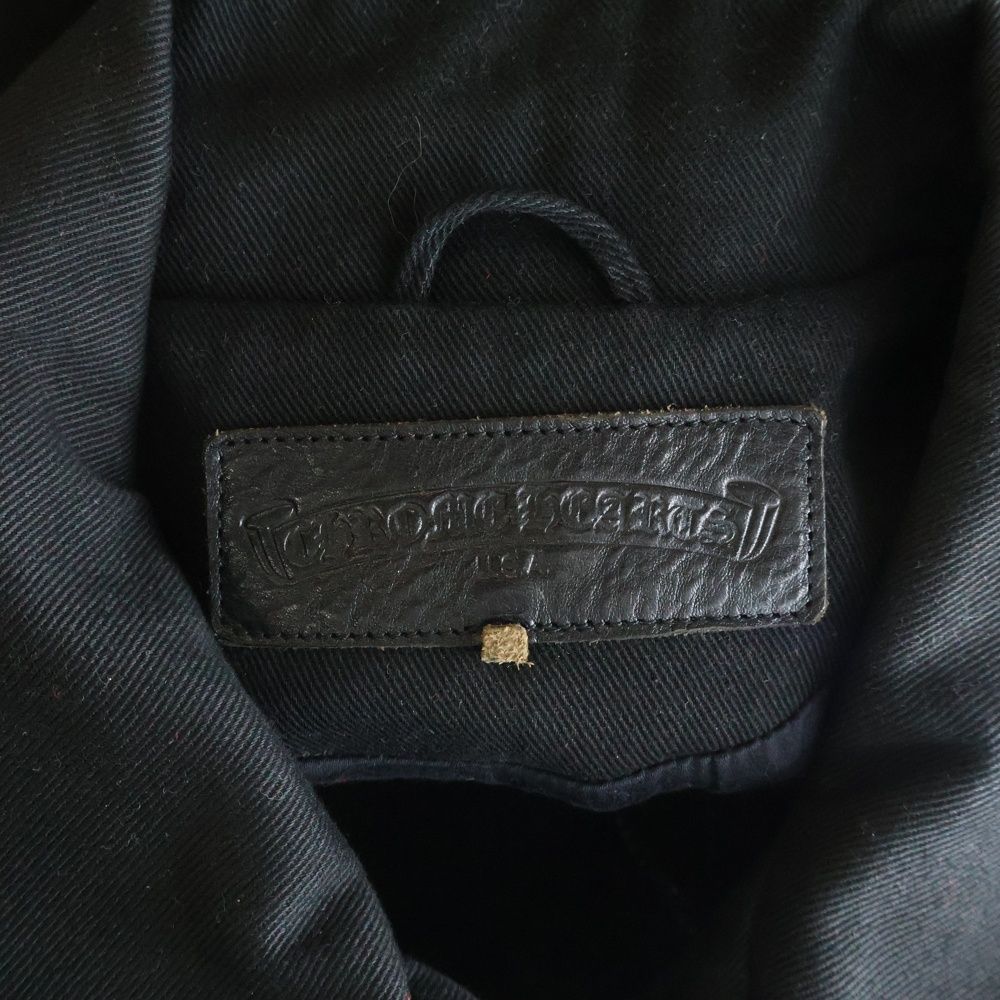 Chrome Hearts Hunting Jacket Horse Shoe Button Denim — view 7