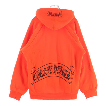 Chrome Hearts Vintage Scroll Label Hoodie Back Print Pullover
