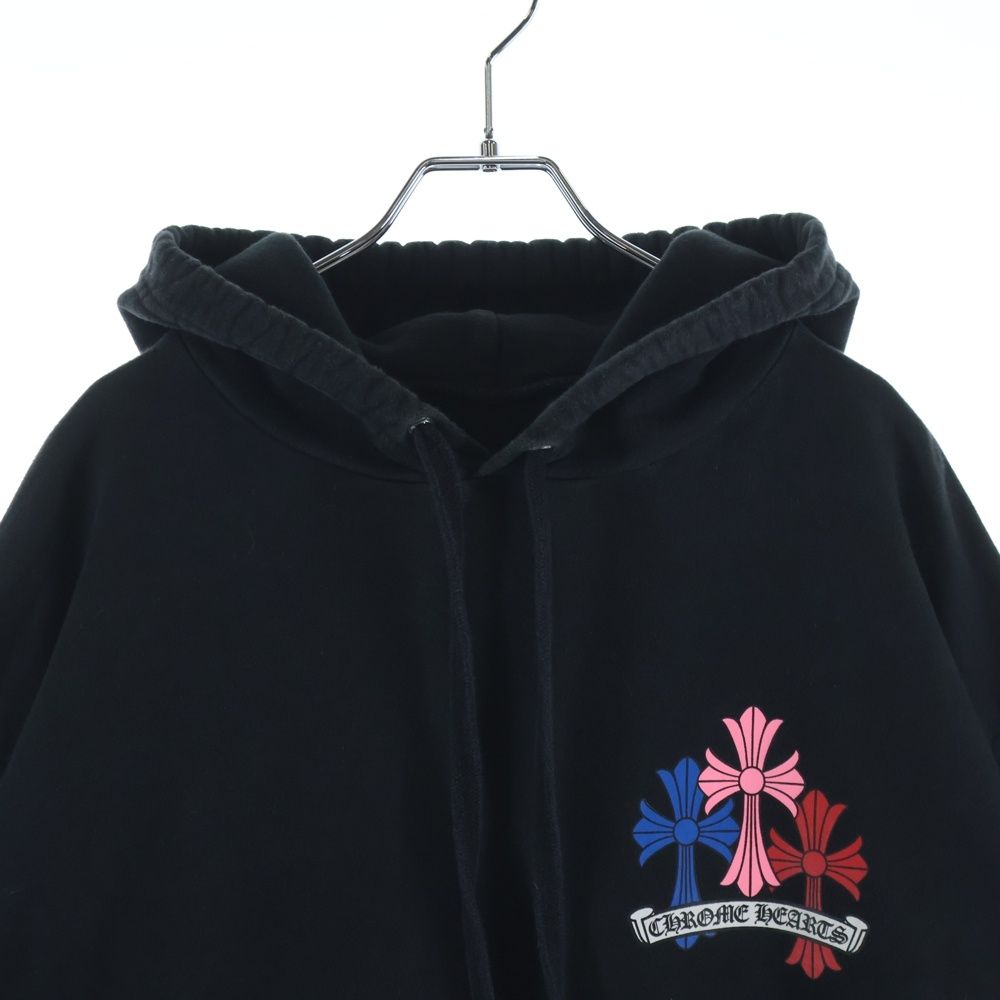 Chrome Hearts Mltcol Cem Crs HD Plvr Multicolor Cemetery Cross Print Pullover — view 3