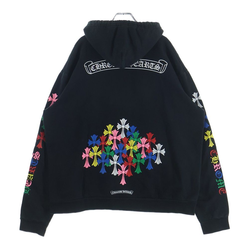 Chrome Hearts Mltcol Cem Crs HD Plvr Multicolor Cemetery Cross Print Pullover