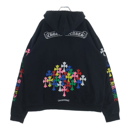 Chrome Hearts Mltcol Cem Crs HD Plvr Multicolor Cemetery Cross Print Pullover