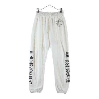 Chrome Hearts Sweatshirt Pants CH Plus Allover Horse Shoe Print White