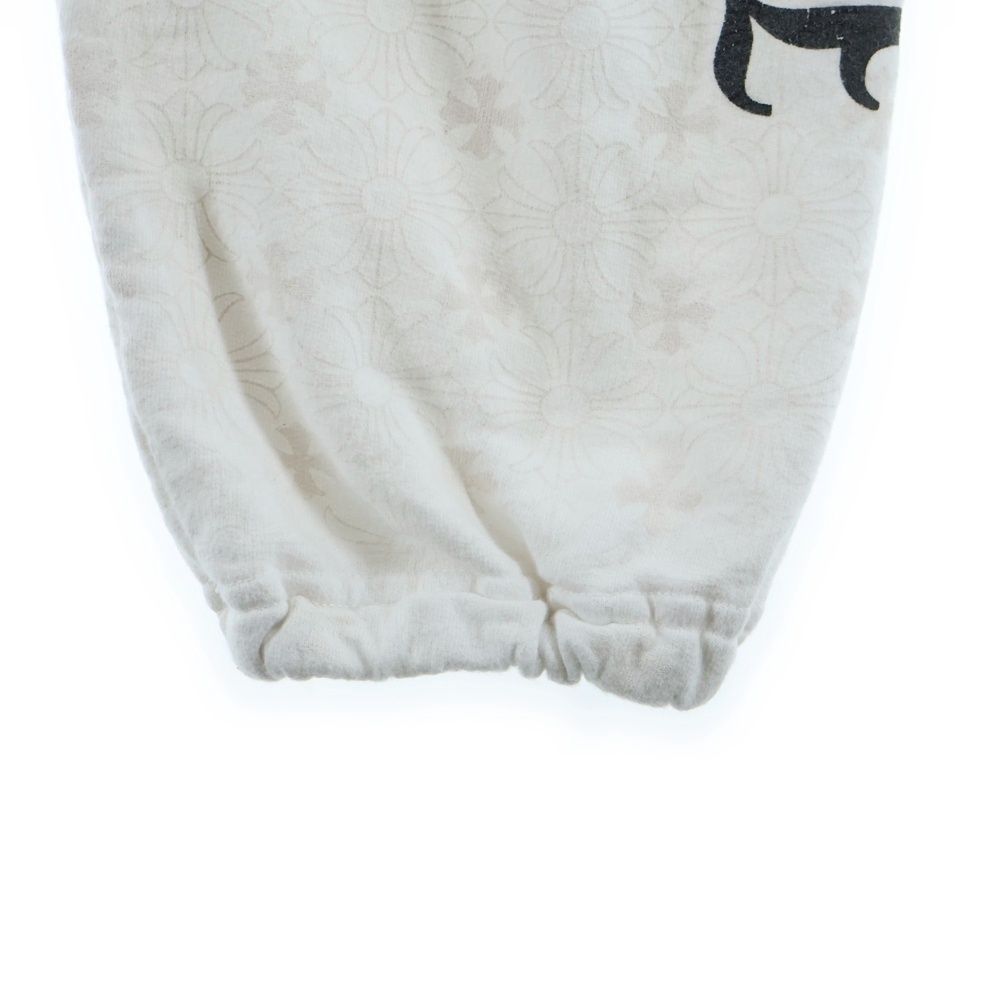 Chrome Hearts Sweatshirt Pants CH Plus Allover Horse Shoe Print White — view 5