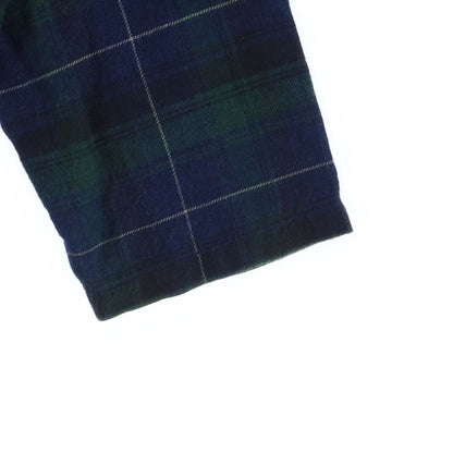 Chrome Hearts Not Heywood Daga Zip Up Flannel Check Long Sleeve Shirt — view 5