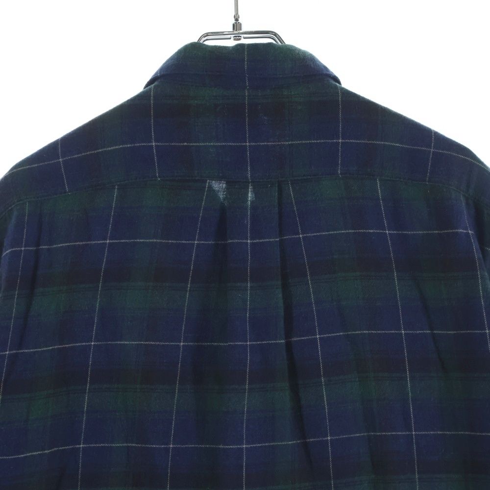 Chrome Hearts Not Heywood Daga Zip Up Flannel Check Long Sleeve Shirt — view 4