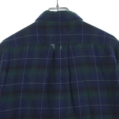 Chrome Hearts Not Heywood Daga Zip Up Flannel Check Long Sleeve Shirt — view 4