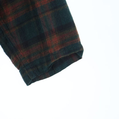 Chrome Hearts Not Heywood Daga Zip Up Flannel Check Long Sleeve Shirt — view 5