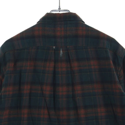 Chrome Hearts Not Heywood Daga Zip Up Flannel Check Long Sleeve Shirt — view 4