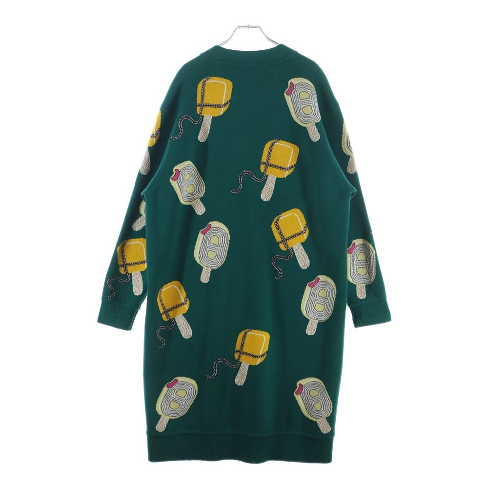 Hermes Funny Ice Cream Cardigan Green 34 — view 2