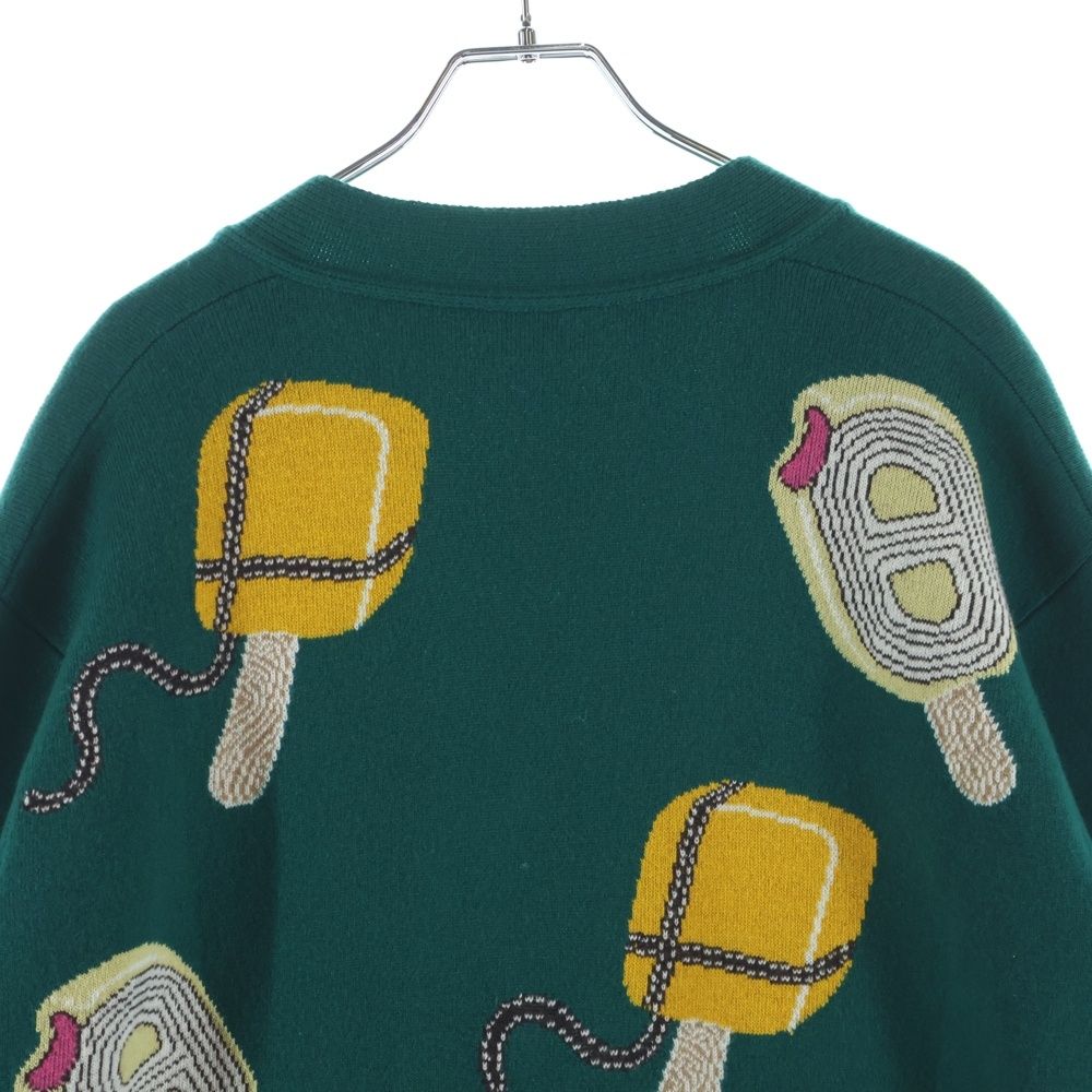 Hermes Funny Ice Cream Cardigan Green 34 — view 4