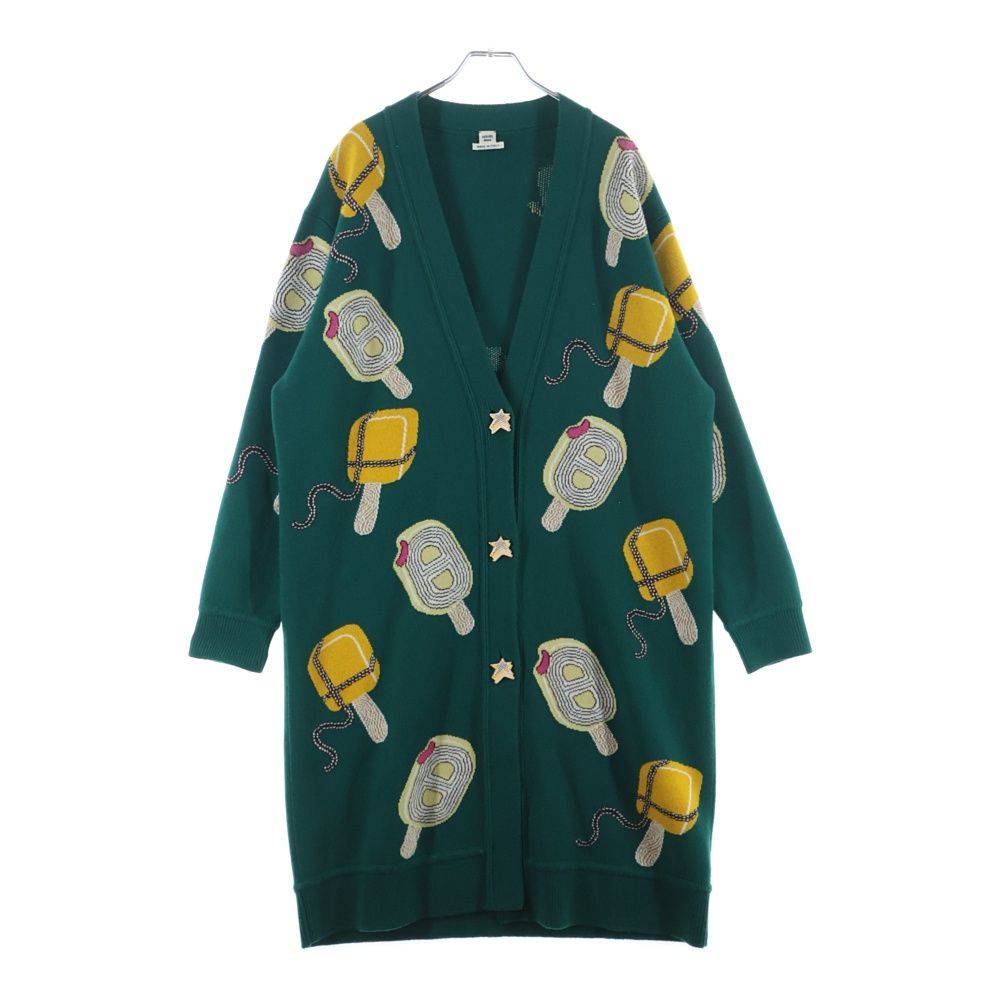 Hermes Funny Ice Cream Cardigan Green 34