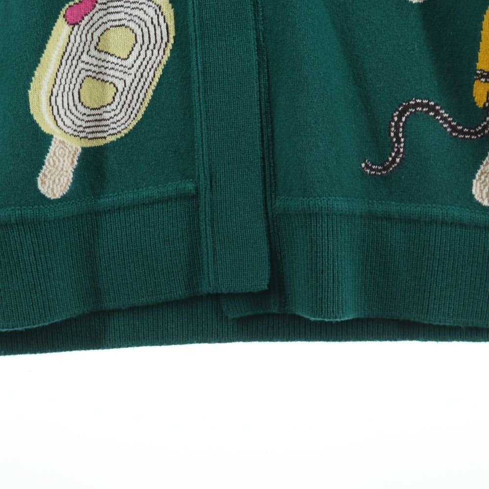 Hermes Funny Ice Cream Cardigan Green 34 — view 6
