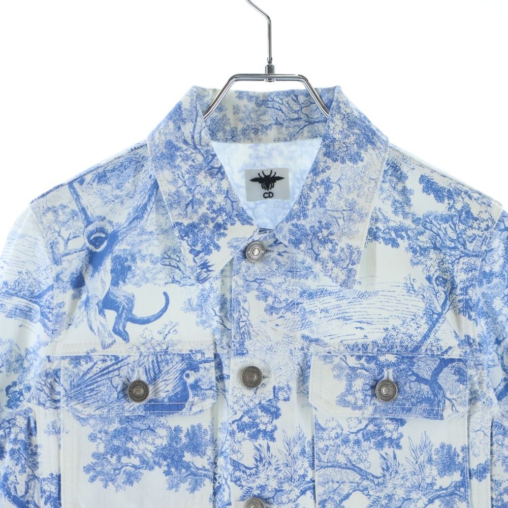 Dior Denim Jacket White Blue 34 — view 3