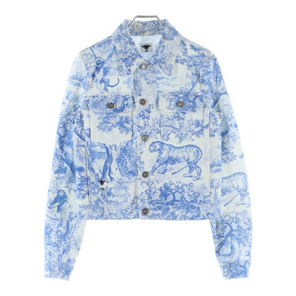 Dior Denim Jacket White Blue 34