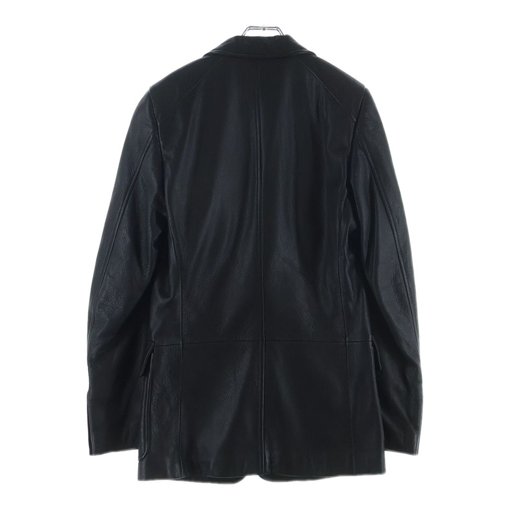 Gucci Leather Jacket Black Cupro 46 — view 2