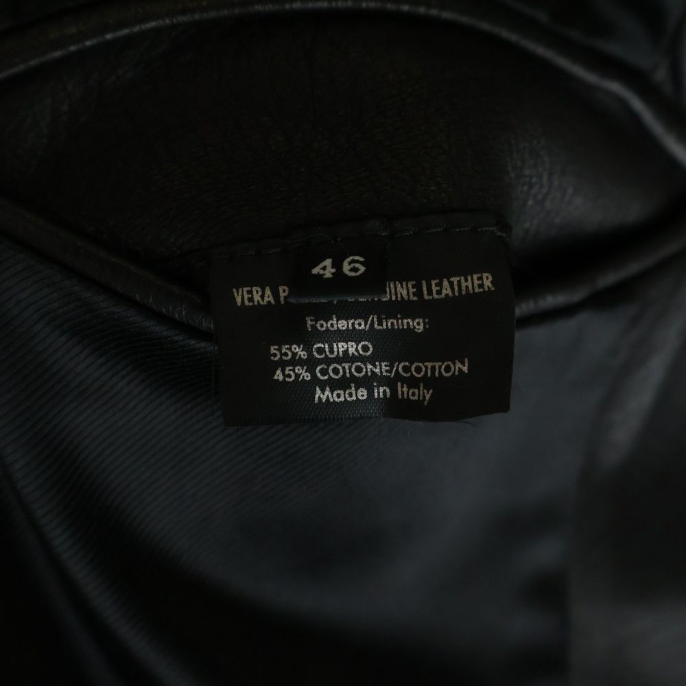 Gucci Leather Jacket Black Cupro 46 — view 8