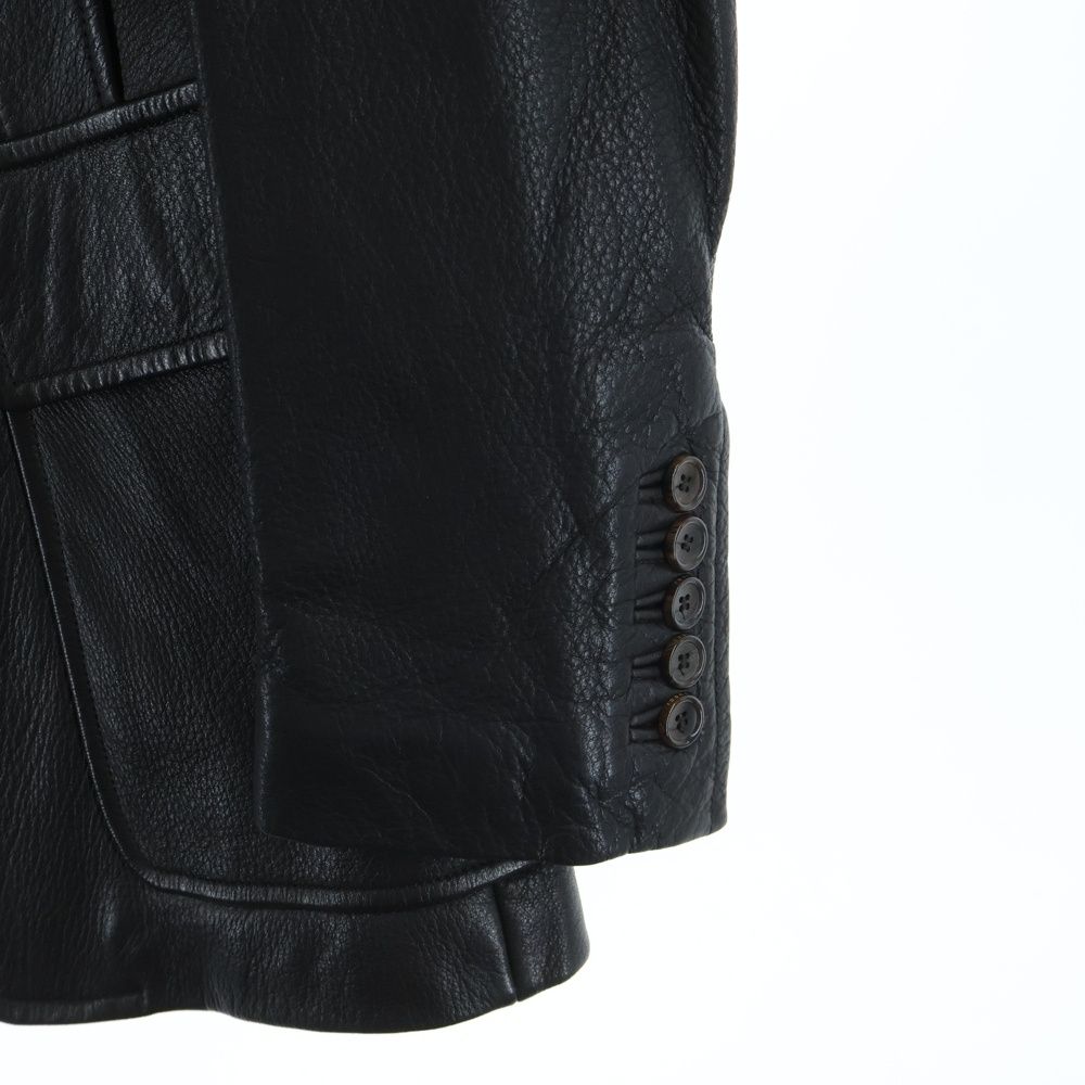Gucci Leather Jacket Black Cupro 46 — view 5