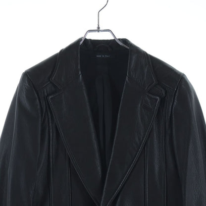 Gucci Leather Jacket Black Cupro 46 — view 3