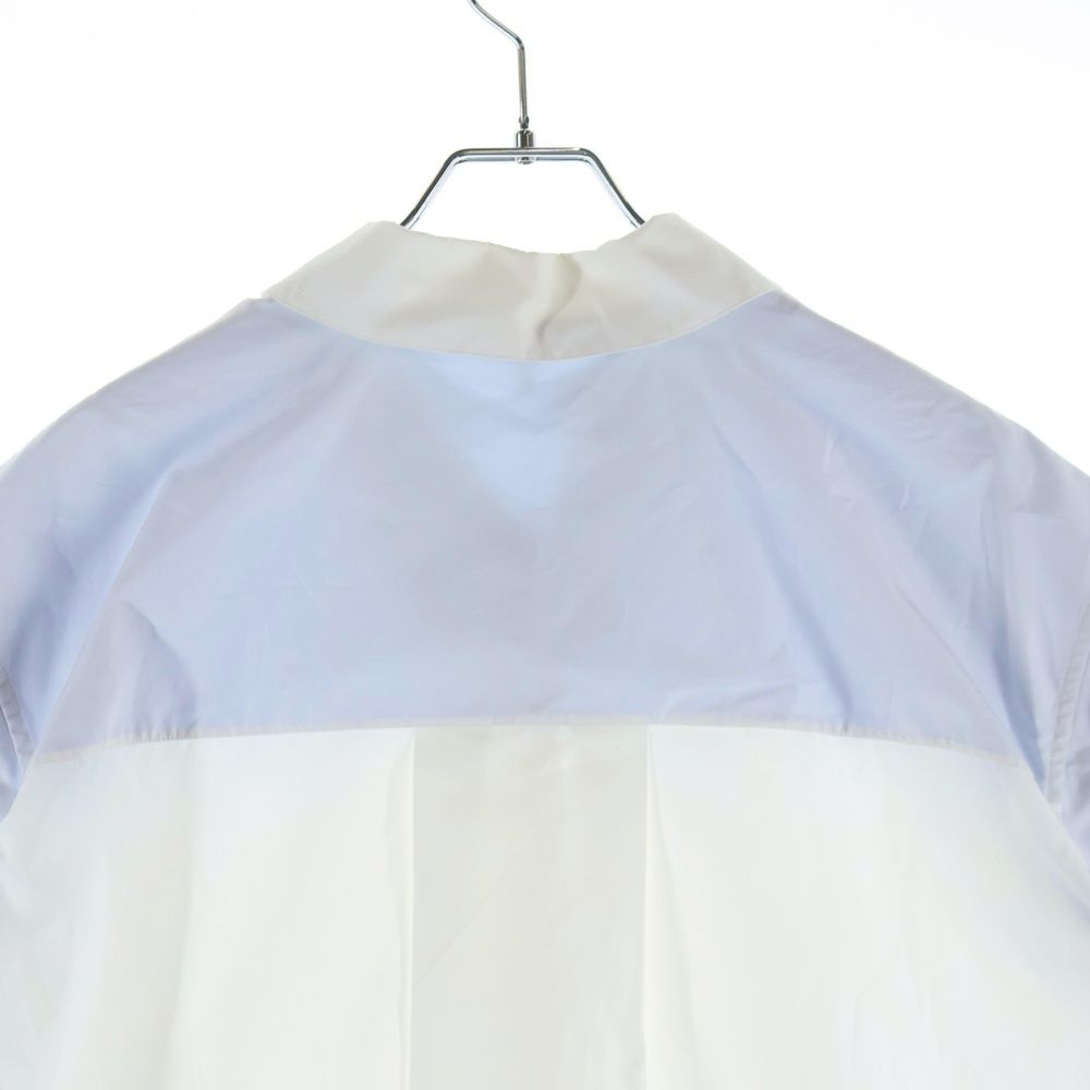 Loewe Anagram Embroidered Short Sleeve Shirt White Blue 32 — view 4