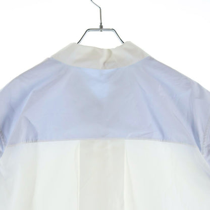 Loewe Anagram Embroidered Short Sleeve Shirt White Blue 32 — view 4