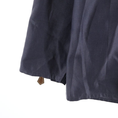 Hermes Half Zip Shirt Herringbone Purple Gray Cotton — view 5